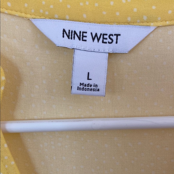 Bundle of Vibrant Yellow Sleeveless Dress and gold tone earrings. - Picture 2 of 5